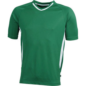 Jefa | T Shirt publicitaire pour homme Vert Blanc