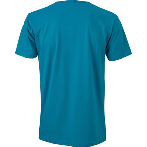Jewu | T Shirt publicitaire pour homme Bleu Caraibe 2
