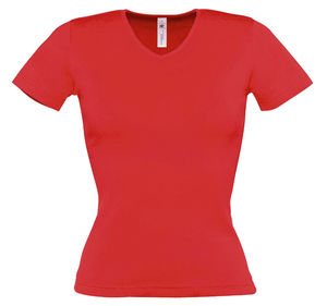Jonnoo | T Shirt publicitaire pour femme Rouge 1