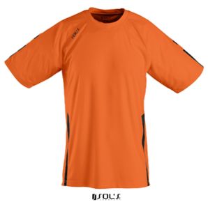 Kefa | T Shirt publicitaire pour enfant Orange Noir