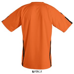 Kefa | T Shirt publicitaire pour enfant Orange Noir 2