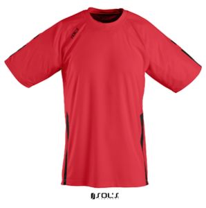 Kefa | T Shirt publicitaire pour enfant Rouge Noir