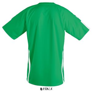 Kefa | T Shirt publicitaire pour enfant Vert Vif Blanc 2