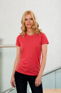 Ladies' Hd | T Shirt publicitaire pour femme Rose Poudre 1