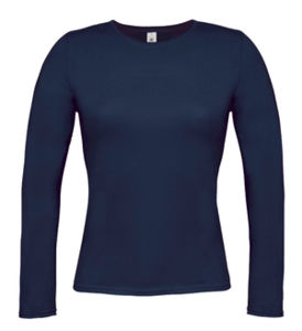Ladies Langarm | T Shirt publicitaire pour femme Marine 1