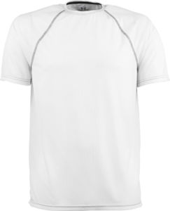 Lahu | T Shirt publicitaire pour homme Blanc 1