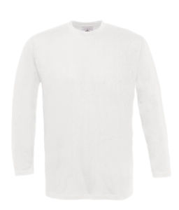 Langarm | T Shirt publicitaire pour homme Blanc 1