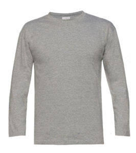 Langarm | T Shirt publicitaire pour homme Gris Sport 2