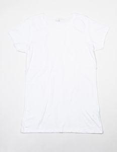 Langes Damen | T Shirt publicitaire pour femme Blanc 1