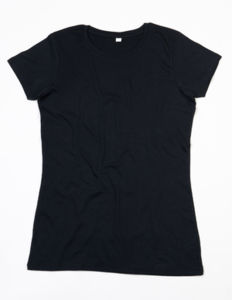 Langes Damen | T Shirt publicitaire pour femme Noir 2
