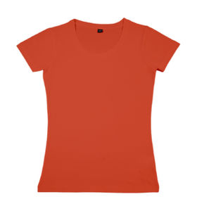 Letore | T Shirt publicitaire pour femme Orange foncé 1