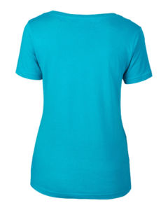 Lorru | T Shirt publicitaire pour femme Bleu Caraibe 3
