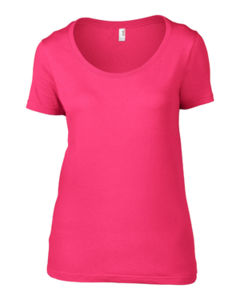 Lorru | T Shirt publicitaire pour femme Rose Vif 1