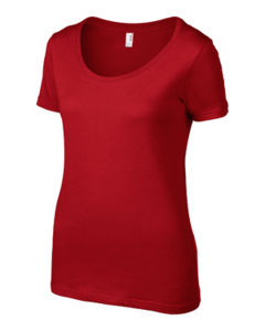 Lorru | T Shirt publicitaire pour femme Rouge 2