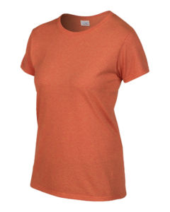 Losu | T Shirt publicitaire pour femme Orange Vif 4