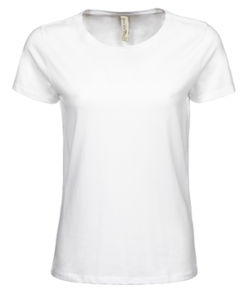 Luxury | T Shirt publicitaire pour femme Blanc 1