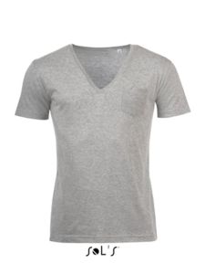 Mad Men | T Shirt publicitaire pour homme Gris chiné