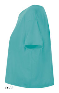 Maeva | T Shirt publicitaire pour femme Bleu caraïbes 2