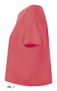 Maeva | T Shirt publicitaire pour femme Corail néon 2