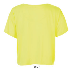 Maeva | T Shirt publicitaire pour femme Jaune néon 1