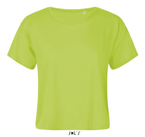 Maeva | T Shirt publicitaire pour femme Vert néon