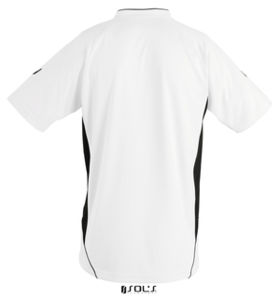 Maracana 2 Kids Ssl | T Shirt publicitaire pour enfant Blanc Noir 1