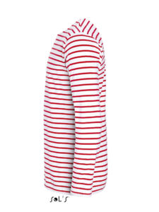 Marine Men | T Shirt publicitaire pour homme Blanc Rouge 2