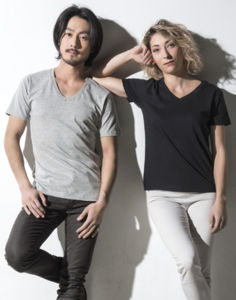 Marolu | T Shirt publicitaire pour homme Gris mélangé 1