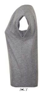 Melba | T Shirt publicitaire pour femme Gris mélangé 4