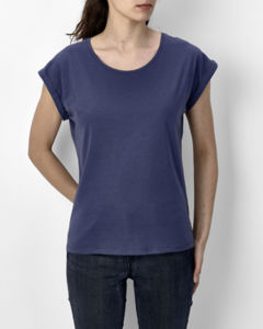 Melba | T Shirt publicitaire pour femme Marine