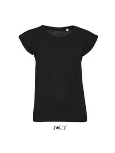 Melba | T Shirt publicitaire pour femme Noir