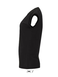 Melba | T Shirt publicitaire pour femme Noir 2