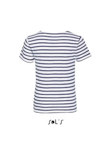 Miles Kids | T Shirt publicitaire pour enfant Blanc Marine 1