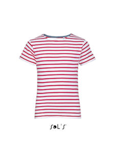 Miles Kids | T Shirt publicitaire pour enfant Blanc Rouge