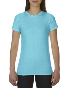 Milori | T Shirt publicitaire pour femme Bleu océan 1