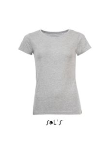 Mixed Women | T Shirt publicitaire pour femme Gris chiné