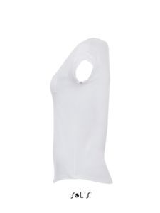 Mod Women | T Shirt publicitaire pour femme Blanc 3