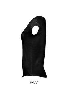 Mod Women | T Shirt publicitaire pour femme Noir 3