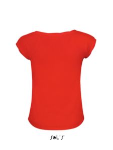 Mod Women | T Shirt publicitaire pour femme Rouge Coquelico 2