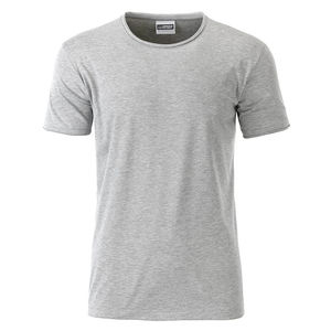 Muce | T Shirt publicitaire pour homme Gris chiné