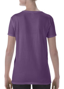 Mufiqi | T Shirt publicitaire pour femme Aubergine chiné
