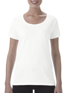Mufiqi | T Shirt publicitaire pour femme Blanc 1