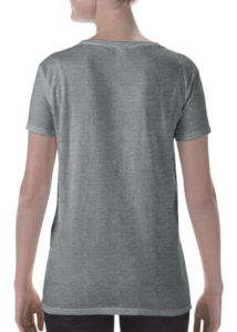 Mufiqi | T Shirt publicitaire pour femme Gris chiné