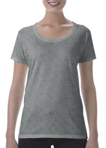 Mufiqi | T Shirt publicitaire pour femme Gris chiné 1