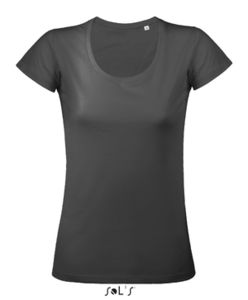 Must Women | T Shirt publicitaire pour femme Gris foncé