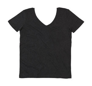 Paguho | T Shirt publicitaire pour femme Charbon Gris mélangé 1