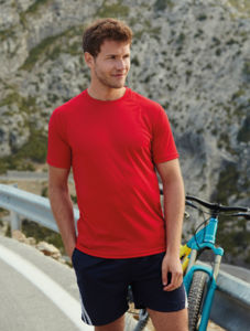 Performance T | T Shirt publicitaire pour homme Rouge 1