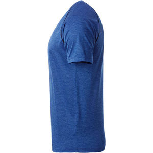 Piba | T Shirt publicitaire pour homme Bleu Mélangé Marine 3