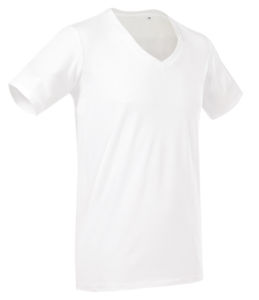 Qajy | T Shirt publicitaire pour homme Blanc 2