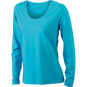 Qevy | T Shirt publicitaire pour femme Turquoise